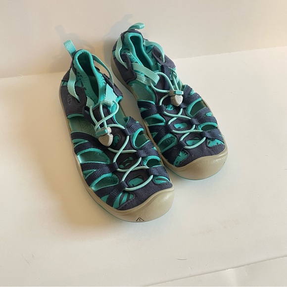 Keen Kids Water Shoes in Teal and Navy - Picture 1 of 4